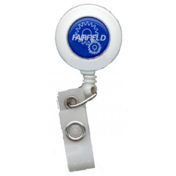 2120-31 Custom Badge Reels W/Clip - 250 pack